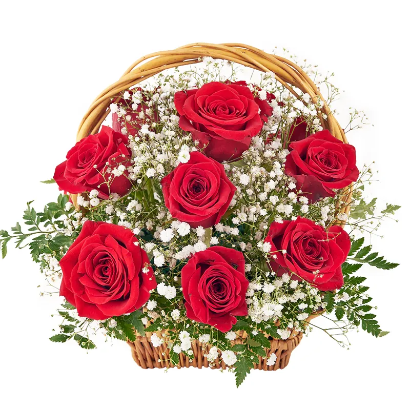 Корзина с цветами Восточная сказка